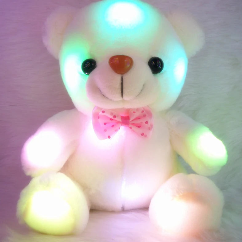 Colorful LED Plush Teddy Bear – Glow-in-the-Dark Soft Toy