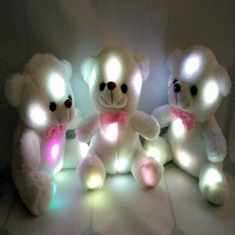 Colorful LED Plush Teddy Bear – Glow-in-the-Dark Soft Toy